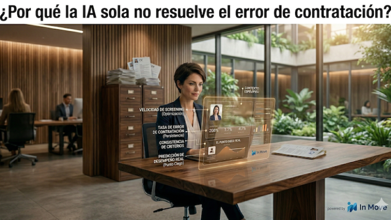 Por qué la IA sola no resuelve el error de contratación